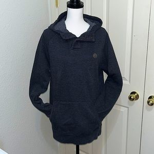 Volcom hooded pull over sweatshirt